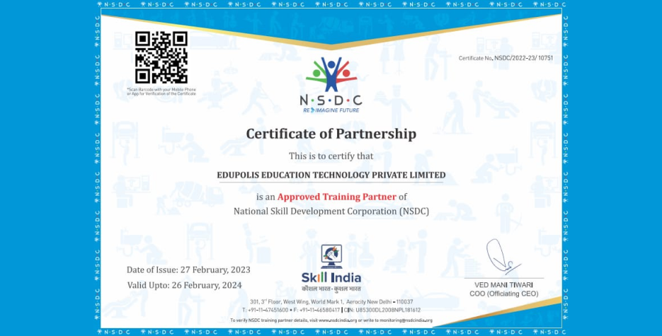 NSDC online certification